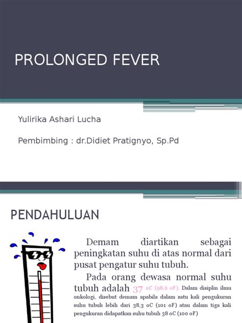 PDF Ppt Prolonged Fever Fix DOKUMEN TIPS