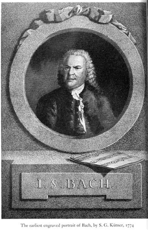 Portrait Information On Johann Sebastian Bach