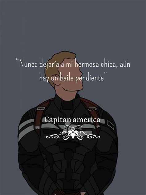 Frase de amor Frases de capitán américa Frases bonitas de libros