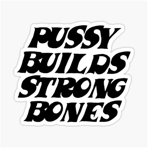 Mens Funny Pussy Provocative Riot Punk Rock Gifts Music Fans Sticker