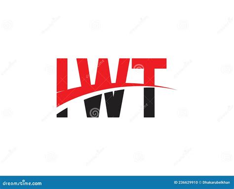 Iwt Letter Initial Logo Design Vector Illustration Stock Vector