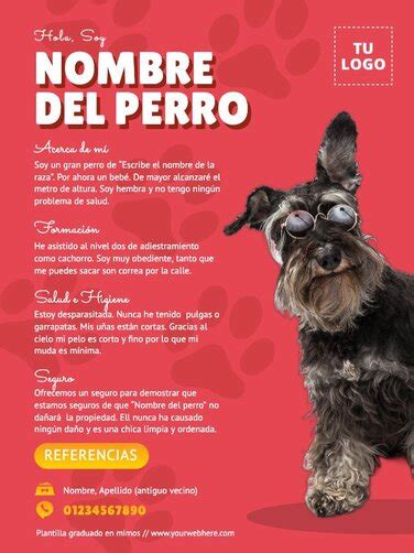 Plantillas De Curr Culums Para Perros O Gatos