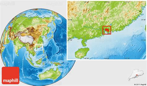 Map Of Dongguan China - Corny Doralia