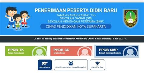 Cara Verifikasi Pendaftaran Smp Ppdb Surakarta 2023 Dibuka Mulai 3