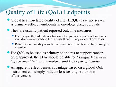 Endpoint Considerations In Cancer Clinical Trials Ppt