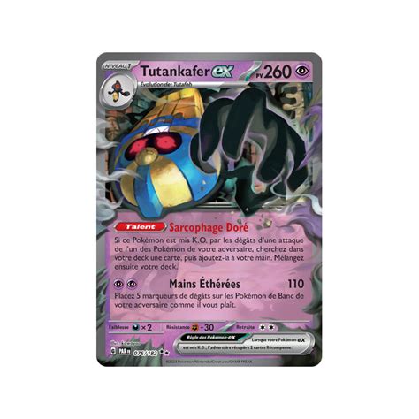 Tutankafer Ex Pv Carte Double Rare Carlate Et Violet