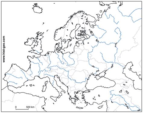 Western Europe Physical Map Rivers Diagram Quizlet