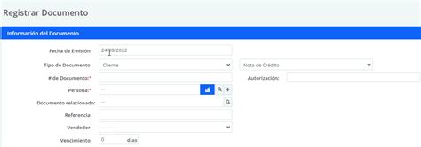 Registrar Nota De Cr Dito F Sica Tipo Cliente Portal De Clientes