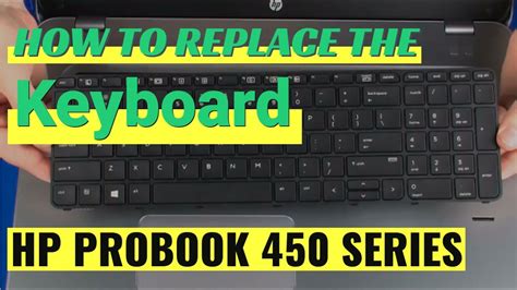 How To Replace The Keyboard For Hp Probook Series Laptop Youtube