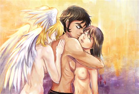 Fudou Akira Asuka Ryou Satan And Makimura Miki Devilman Drawn By