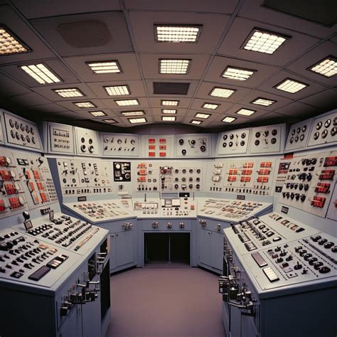 Premium Ai Image Closeup Of Nuclear Reactor Control Panel