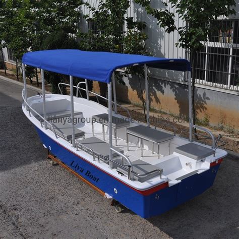 Liya 5 8m Fiberglass Passenger Fiberglass Skiff Boats With Outboard