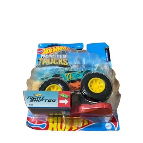 HOT WHEELS MONSTER Trucks Night Shifter Crash Legends New Sealed PicClick AU
