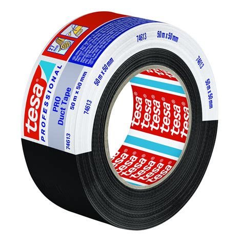 Banda Adeziva Duct Tape Tesa Pro M X Mm Negru Emag Ro