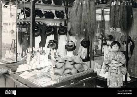 Wig Maker Japan Stock Photo Alamy