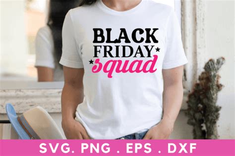 Black Friday Squad Svg Graphic By CraftSVG Creative Fabrica