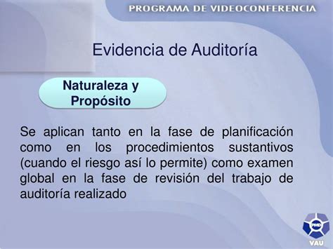 Ppt Auditor A Iii Nia Procedimientos Anal Ticos Powerpoint