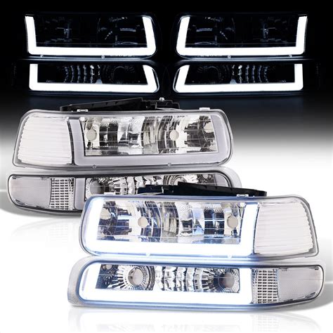 Spec D Euro Headlights Silverado Tahoe Suburban Off