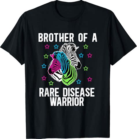 Hot Trending T Shirt With Brother Of A Rare Disease Warrior Bro Rare Disease Awareness Walmart