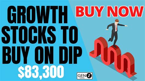 Top 5 Growth Stocks To BUY NOW During Stock Market Dip High Growth