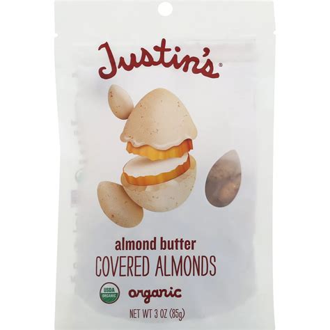 Justin's Almond Butter Covered Almonds - Shop Nuts & Seeds at H-E-B