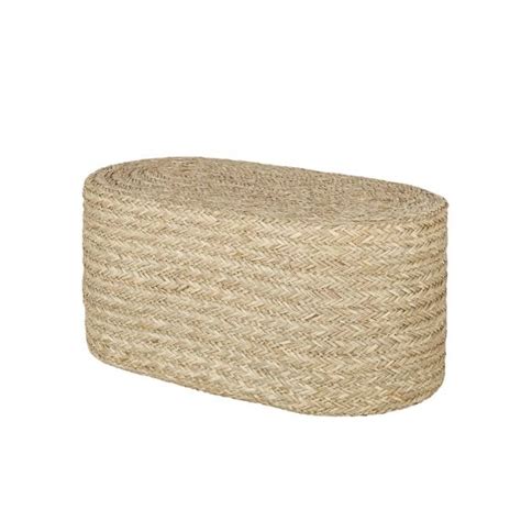 Pouf G Lule En Fibre V G Tale Tress E Marron Maisons Du Monde Mr