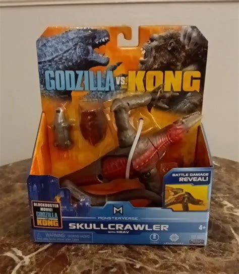 Playmates Monsterverse Skull Crawler Figure Nib Godzilla Vs Kong