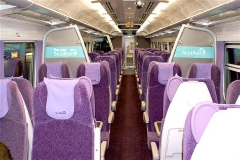 Scotrail First Class 158 Car Seats Purple First Class