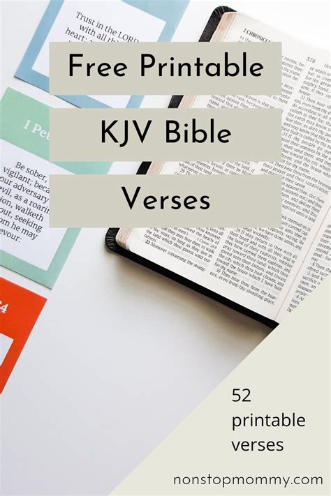 Free Printable Inspiring Kjv Bible Verse Cards Printable Bible