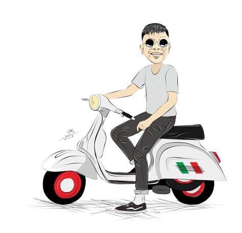 Gambar Kartun Vespa Images Myweb