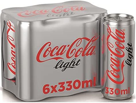 Coca Cola Light Carbonated Soft Drink Can 330 Ml Pack Of 6 Price