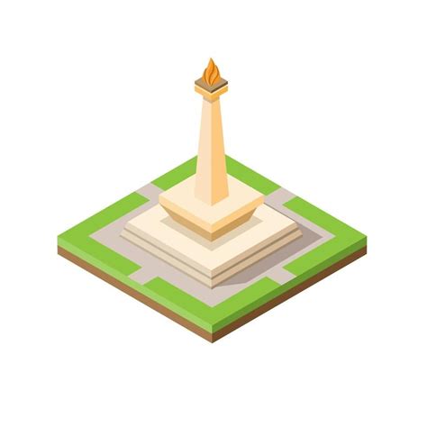 Monas Iconic Landmark In Jakarta