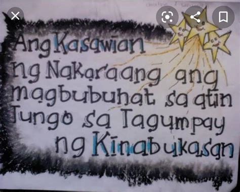 Gawain 3 Slogan Ko Para Sa BayanPanuto Gumawa Ng Islogan Na