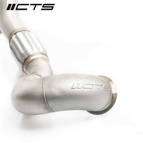 DOWNPIPE CTS TURBO CON CATALIZADOR ALTO FLUJO PARA GOLF R A3 S3 TT TT