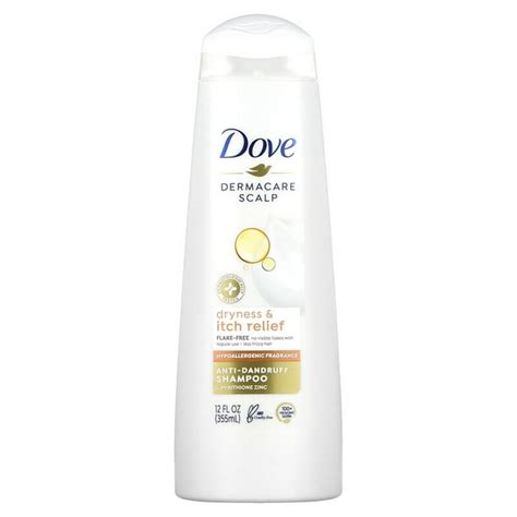 Dove Dermacare Scalp Anti Dandruff Shampoo Dryness And Itch Relief 12 Fl Oz 355 Ml Pack Of 2