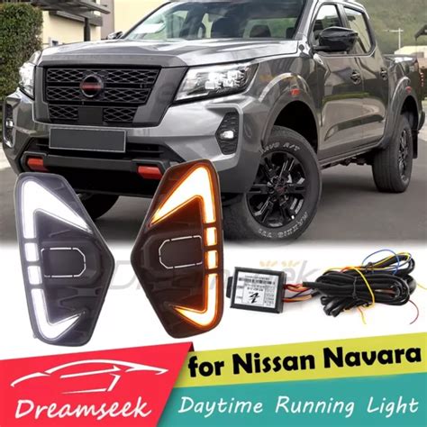 Led Drl Tagfahrlicht F R Nissan Np Navara Tfl Mite Blinke