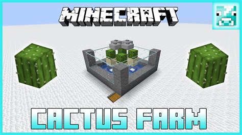 Automatic Cactus Farm Minecraft Schematic