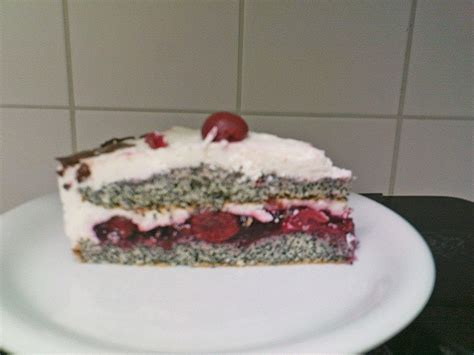 Mohn Kirsch Torte Von Shanai Chefkoch