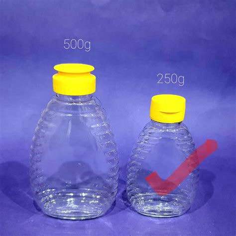 250 Gram Beehive Design Squeeze Bottle Box Of 60 Bee Australian Pty