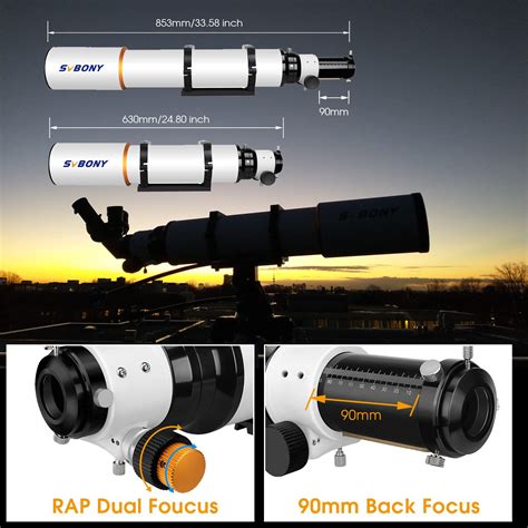 Buy Svbony Sv Ed Telescope F Achromatic Refractor Extra Low