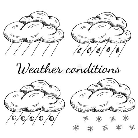 Conditions Rain Stock Illustrations Conditions Rain Stock