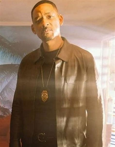 Bad Boys For Life Detective Mike Lowrey Jacket Will Smith Black Jacket