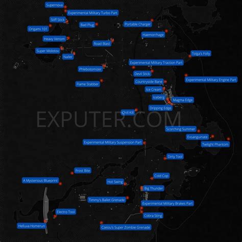 Dying Light All Blueprint Locations