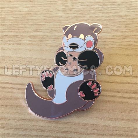 Stuffed Otter Enamel Pin Plushies Enamel Pin Series 1 Artofit