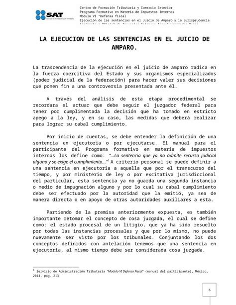 DOCX La Ejecucion De Las Sentencias En El Juicio De Amparo DOKUMEN TIPS