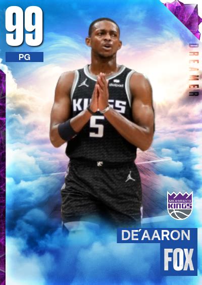 NBA 2K23 2KDB Custom Card DeAaron Fox