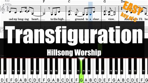 🎹Hillsong Worship - Transfiguration | Sheet + Lyrics + Chords Piano ...