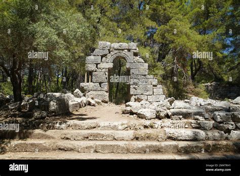 Phaselis Ancient City In Kemer Antalya City Turkiye Stock Photo Alamy