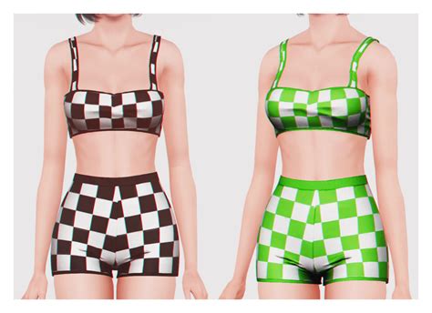 Plbsims Ts Cookie Top Shorts By Plbsims Cookie