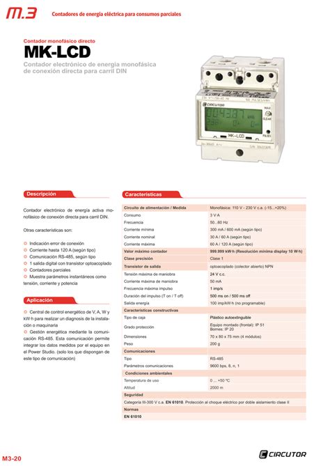 Mk Lcd Circutor